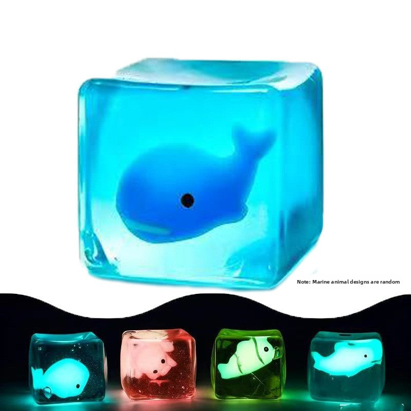 Glow & Squish™ Ocean Sensory Cube
