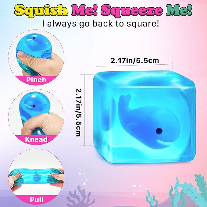 Glow & Squish™ Ocean Sensory Cube