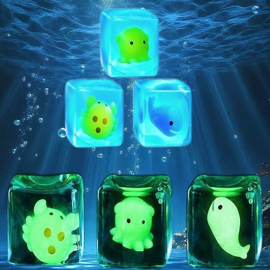 Glow & Squish™ Ocean Sensory Cube